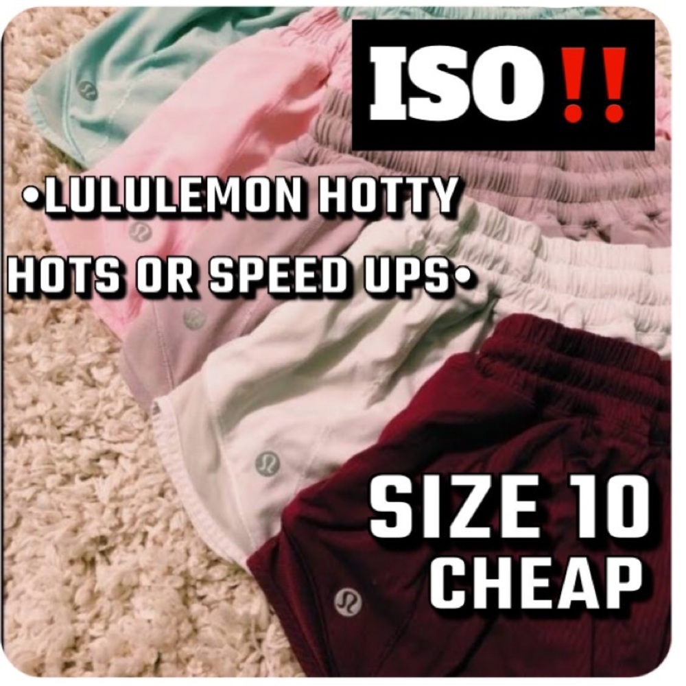 Lululemon shorts size 10 4” inseam HIGH RISE